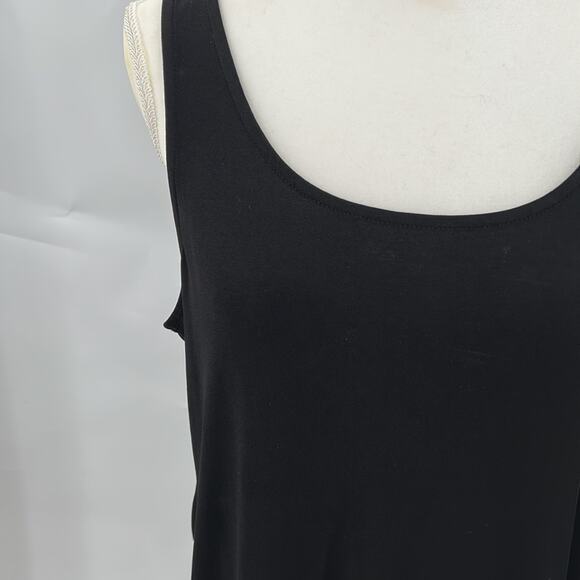 Alfani Women's Black Sleeveless Scoop Neck Layering Tank Top Shell Size XL - Picture 3 of 11